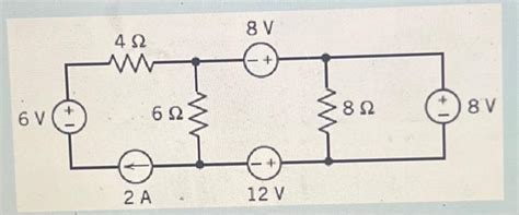 Solved find the current through the 8 ohm resistorselect | Chegg.com