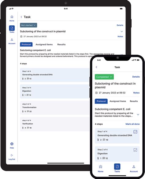 ELN Mobile App - The best way to bring notes to your lab bench