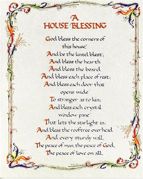 HOUSE BLESSING 31 Catholic Picture Print | Etsy