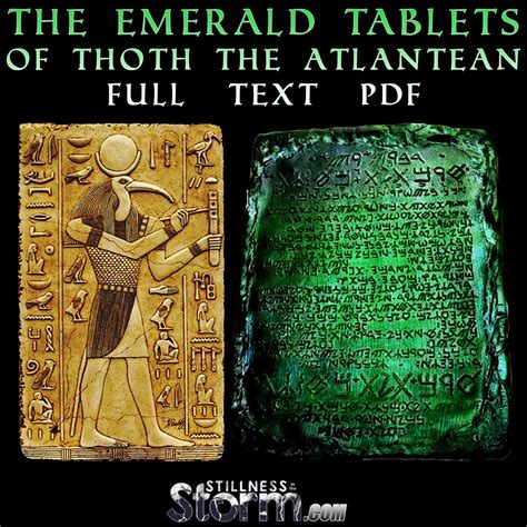 thoth emerald tablets pdf - Pernicious Memoir Image Bank