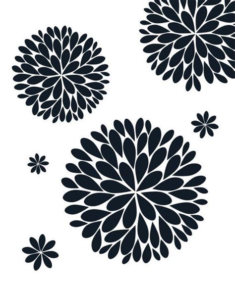 The Original Dahlia Flower Vinyl Wall Decal Flower Decal - Etsy ...