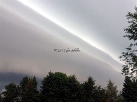 Storm Chasing Fever :: Ominious Shelf Cloud moves over Waukesha, Wisconsin