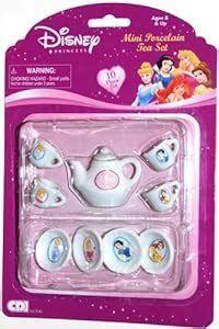 Disney Princess Mini Porcelain Tea Set, 10pcs: Amazon.co.uk: Toys & Games