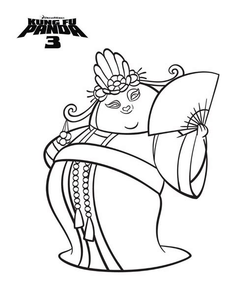 Kids-n-fun.com | Coloring page Kung Fu Panda 3 Mei Mei