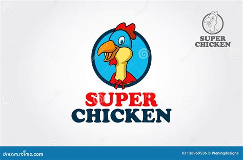 Super Chicken Cartoon Vector | CartoonDealer.com #65096051