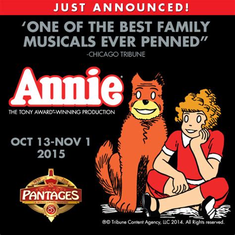 Stream "Tomorrow" - ANNIE by Hollywood Pantages | Listen online for free on SoundCloud