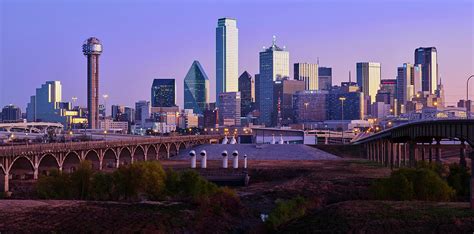 Dallas Skyline Sunrise 121020 Photograph by Rospotte Photography