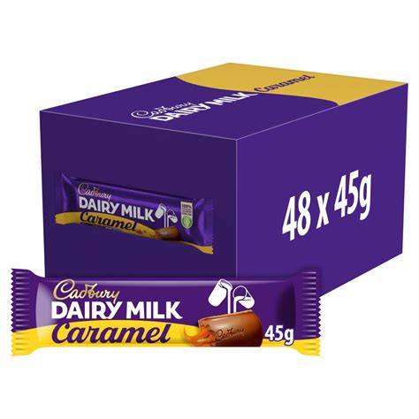 Cadbury Dairy Milk Caramel Chocolate Bar 45g | Bestway Wholesale