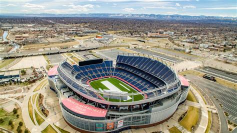 Aerial Drone Photos of Mile High Stadium - Denver Broncos