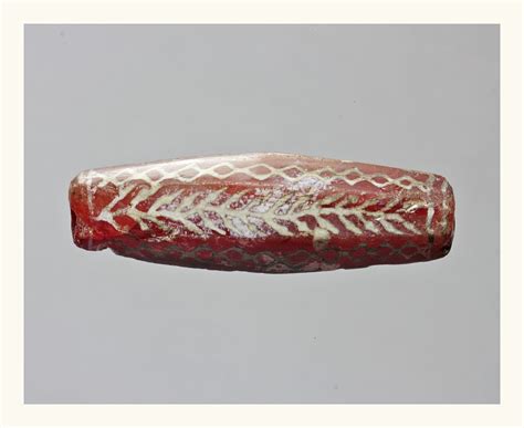 Ancient Etched Carnelian Beads - Indus Valley | Carnelian beads, Bead work, Beads