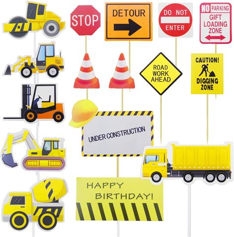 Construction Vehicle Cupcake Toppers - 45 Count Pack Philippines | Ubuy