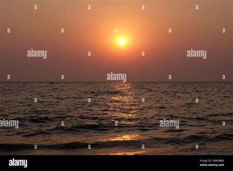 Sunset at Candolim Beach, North Goa, India Stock Photo - Alamy