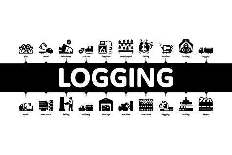 Wood Logging Industry Minimal Graphic by pikepicture · Creative Fabrica