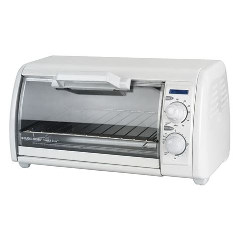 BLACK & DECKER 4-Slice White Toaster Oven with Auto Shut-Off at Lowes.com