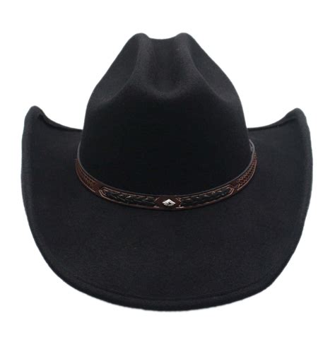 Men’s Wool Cowboy Hat Cody Shapeable Western Felt Hats By Silver Canyo ...