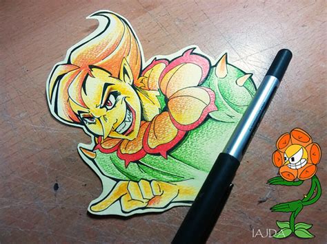 'Cagney Carnation' in Cuphead boss by IAJDA on DeviantArt