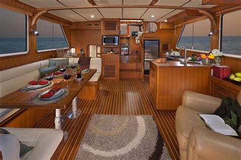 Helmsman Trawler Yachts | Yacht interior decor, Boat interior design, Boat decor