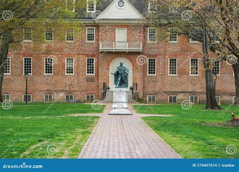 William and Mary University Chartered in 1693 in Williamsburg Stock Photo - Image of culture ...