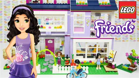 LEGO Friends Emmas House Set Unboxing Building Review - Kids Toys