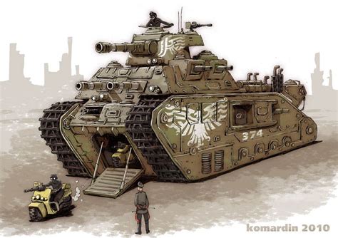 tank_diselpunk by komardin | Sci fi tank, Dieselpunk vehicles, Mecha tanks