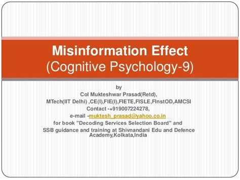 Misinformation effect