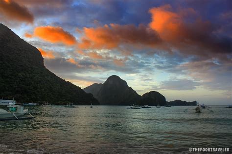 Sunset Walk in El Nido, Palawan | The Poor Traveler Itinerary Blog