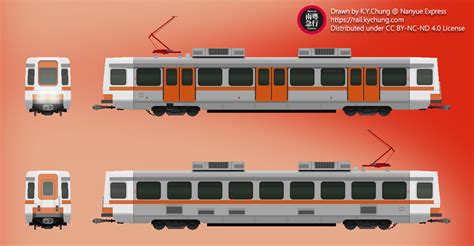 KCR Light Rail Kawasaki Train (non-driving motor car in Early Color ...