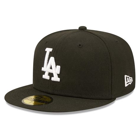 Officially Licensed Fanatics MLB Men's Dodgers Team Logo Fitted Hat ...