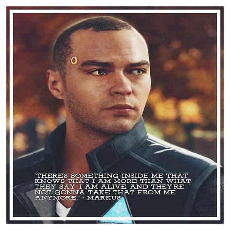 Detroit Become Human | Markus in 2021 | Instagram quotes, Game quotes, Detroit become human