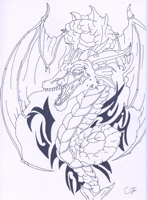 Fierce Dragon by fullmoonwolf on DeviantArt