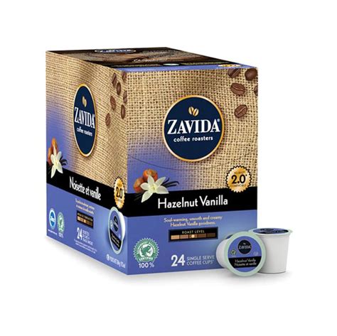 Zavida Hazelnut Vanilla Single-Serve Coffee Pods (Case of 96) – First ...