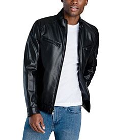 Men's Leather Jackets - Macy's