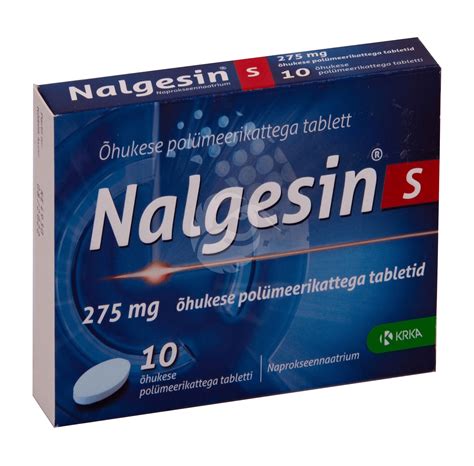 Nalgesin S 275mg - European OTC medicines. Delivered