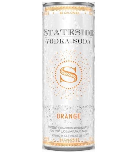 Stateside Vodka Soda Orange 4pk. MacArthur Beverages