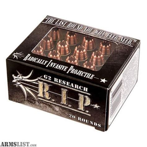 ARMSLIST - For Sale: RIP G2 9mm ammo