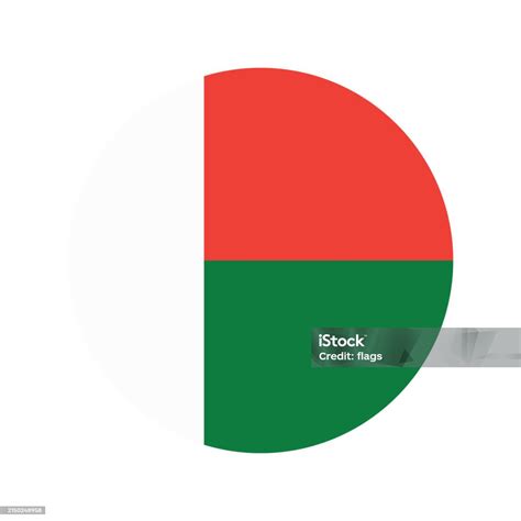 Madagascar Flag Malagasy Flag Madagascar Circle Flag Madagascan Flag Flag Icon Standard Color ...