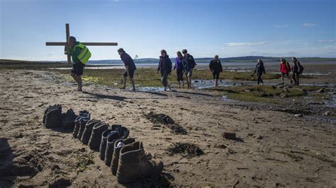 Dozens make holy island pilgrimage | Daily Mail Online