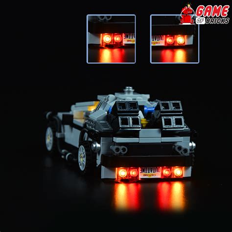 LEGO The DeLorean Time Machine 21103 Light Kit