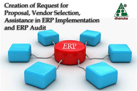 Creation of Request for Proposal (RFP) Vendor Selection, assistance in ERP implementation and ...