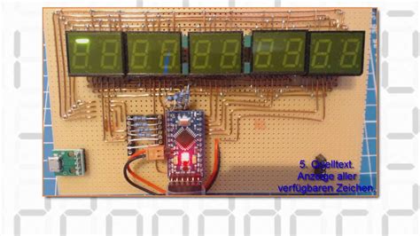 Multiplexing Tutorial 7-Segment mit Arduino Teil 2 - YouTube