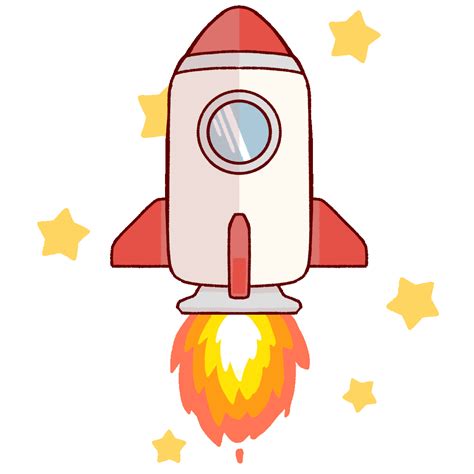 Animated Illustration of a Rocket | UGOKAWA