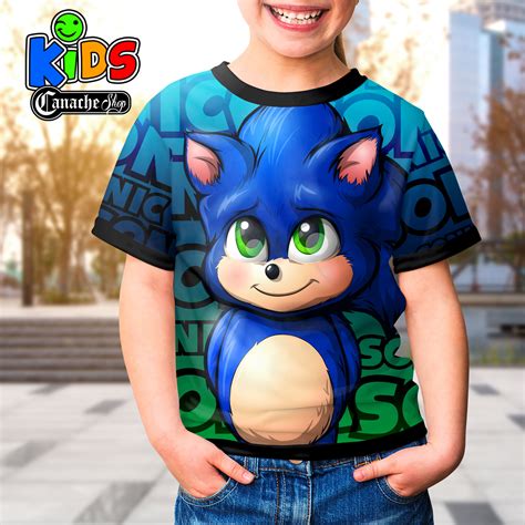 unisex kids t-shirt inspired by baby sonic cartoon · CanacheShop ...