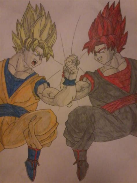 Goku vs Evil Goku by SonicDBZSpideyFan on DeviantArt