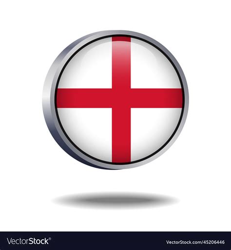 England flag button Royalty Free Vector Image - VectorStock