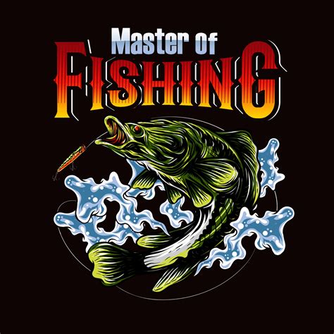 fishing logo design vector illustration 11430569 Vector Art at Vecteezy