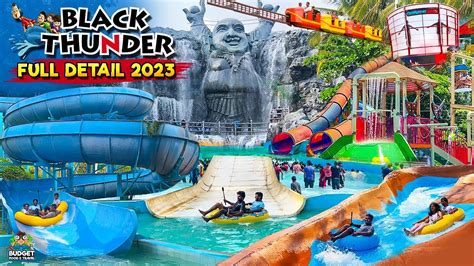 BLACK THUNDER பற்றிய முழு தகவல்களும் 2023 | ASIA'S NO 1 WATER THEME PARK| BLACK THUNDER FULL ...