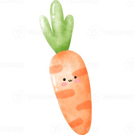 cute carrot watercolor 13755321 PNG