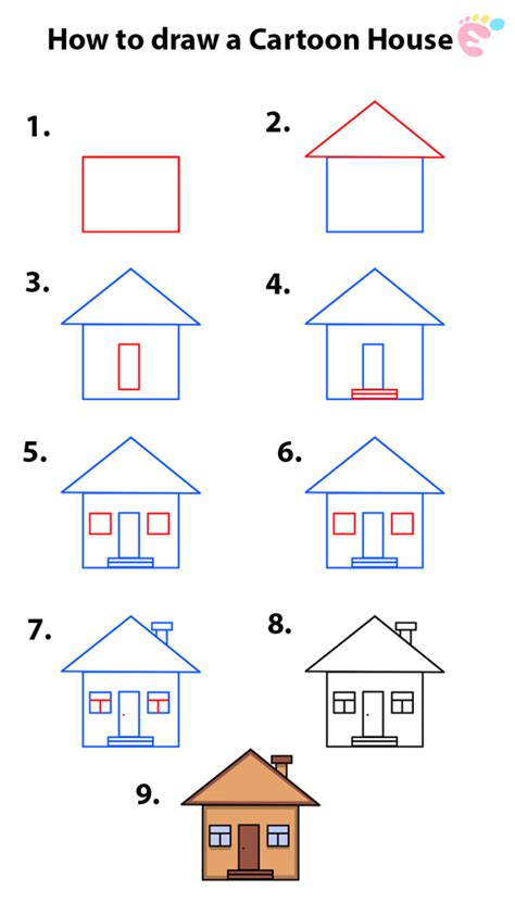 Amazing How To Draw A House Step By Step in 2023 Don t miss out | howtopencil3