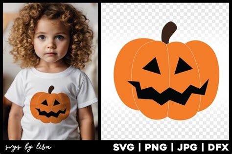 Pumpkin svg Kids Halloween Clipart