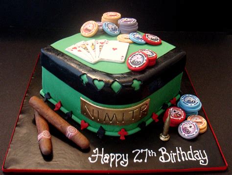 Poker cake | poker inspired cake as a present from the birth… | Flickr